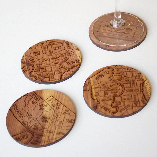 Neighborwoods Philadelphia Coasters