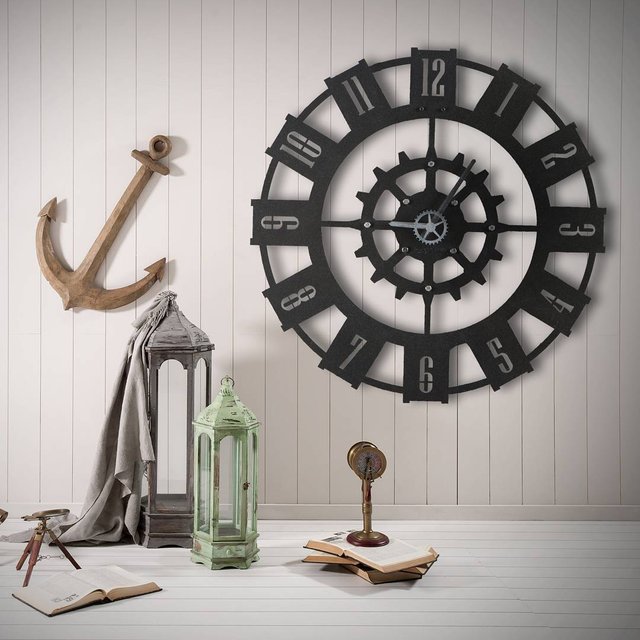 Alabora Metal Wall Clock