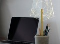 Concrete Pen Holder Office Lamp by SturlesiDesign