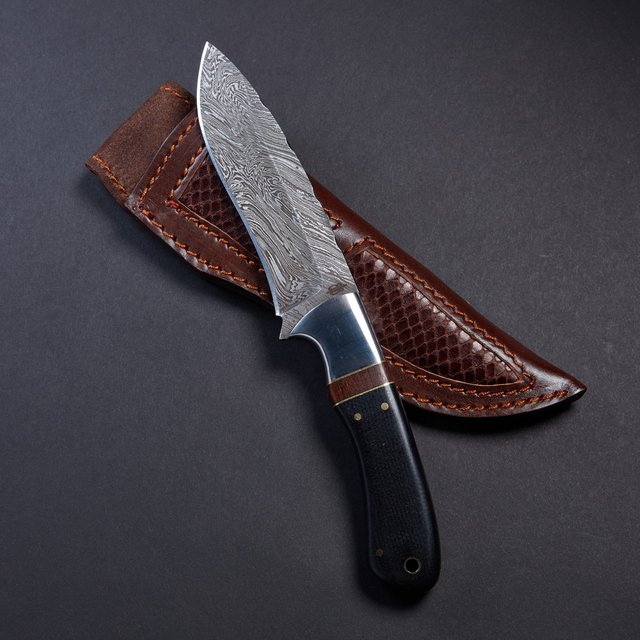 Handmade Micarta Hunter Knife