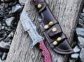 Handmade Damascus Tanto Tracker Knife