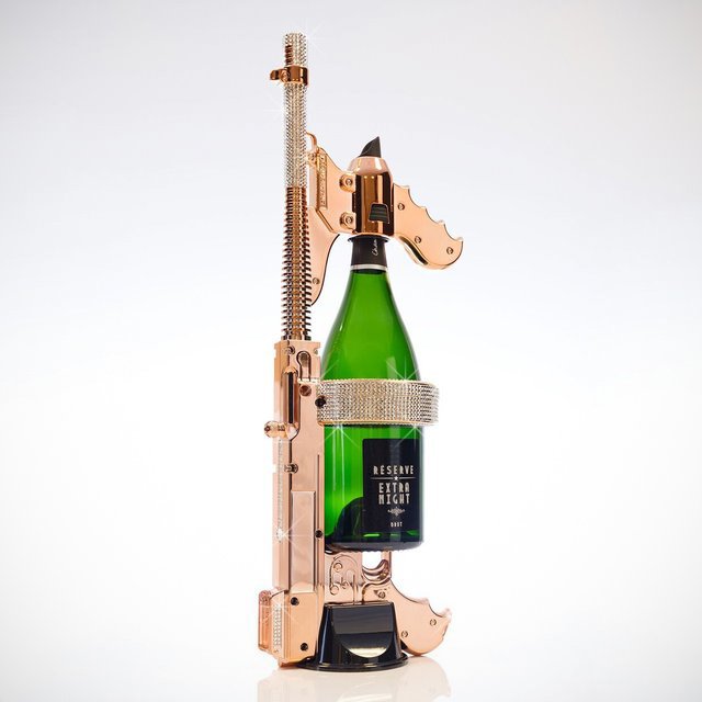 Champagne Gun 2000 Swarovski Crystals Limited Edition