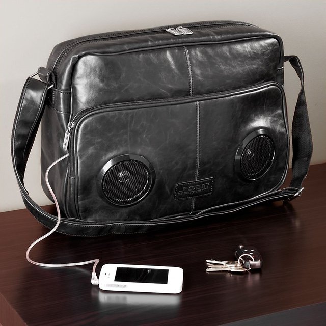 Rock My Way Speaker Messenger Bag