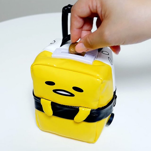 Gudetama Talking Coin Bank