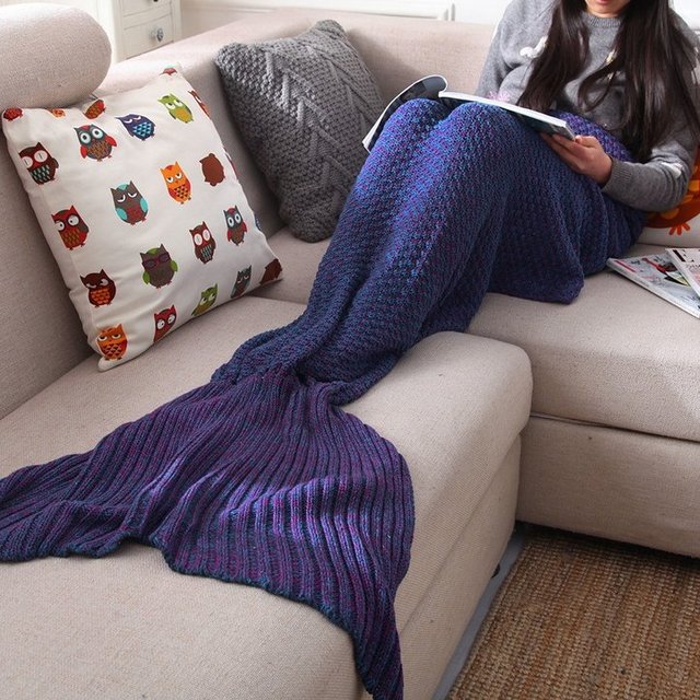 Mermaid Sofa Blanket