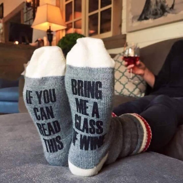 Bring Me Wine Socks