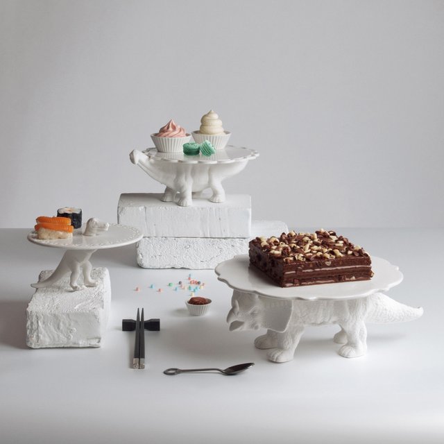 Sauria Dinosaur Cake Stands by Seletti