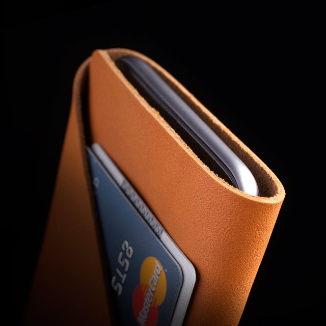 Leather Wallet Sleeve for iPhone 6s