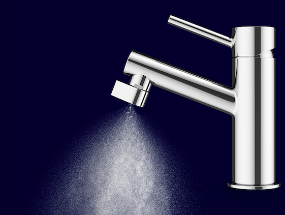 Altered:Nozzle – Same tap. 98% less water