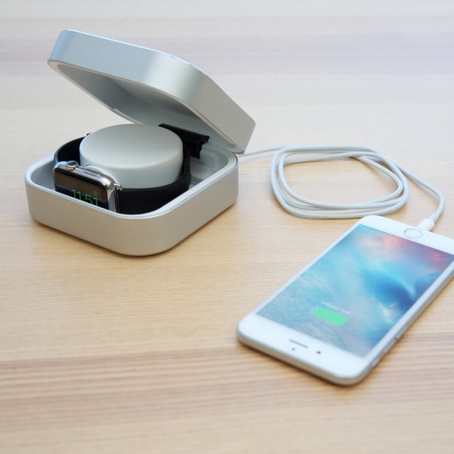 Aluminum Apple Watch Power Bank Box