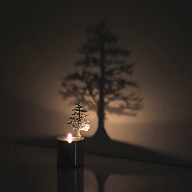 Lumen Tree Oil Lamp by Adam Frank