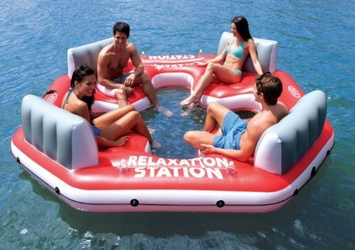 Relaxation Station Water Lounge 4-Person River Tube