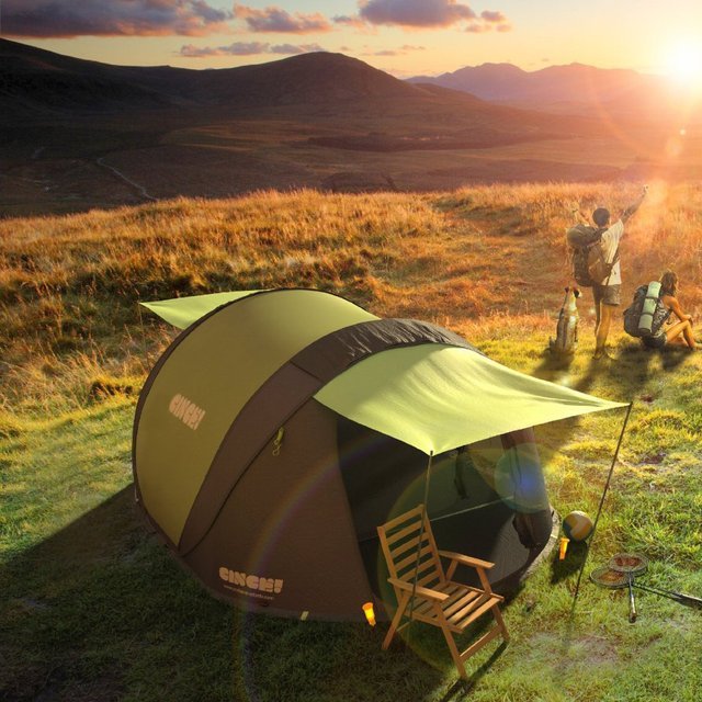 Cinch Pop-Up Solar Tent