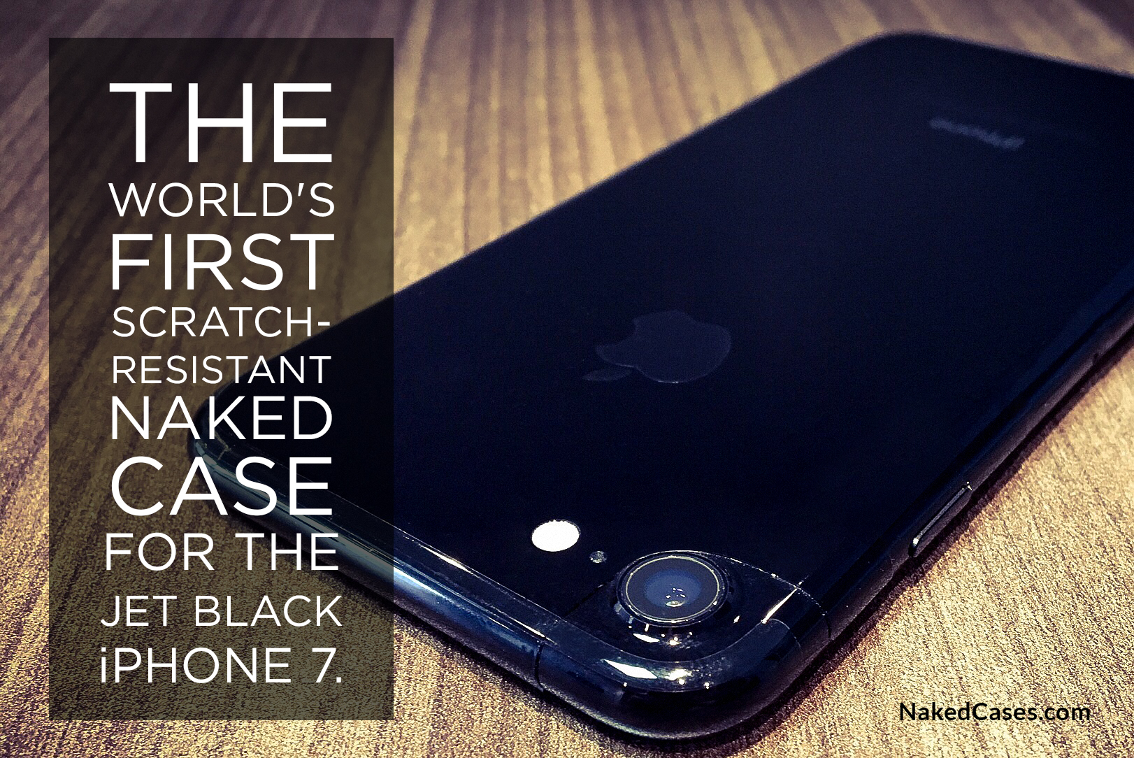 Naked Case: World’s 1st Jet Black iPhone 7 Scratch-Free Case