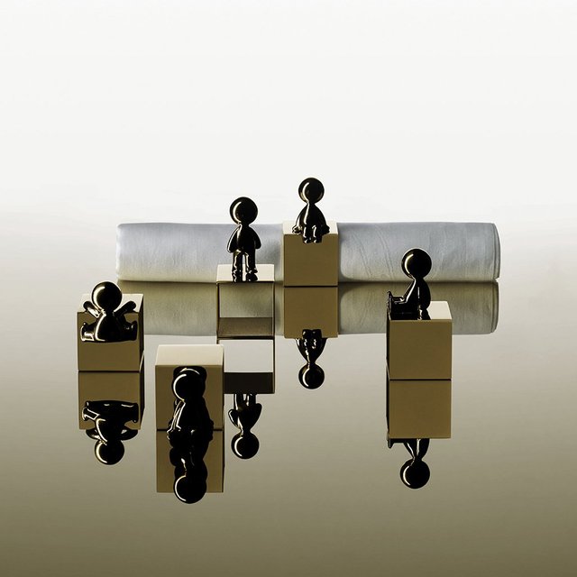 Omini-Napkin Ring Set by Stefano Giovannoni