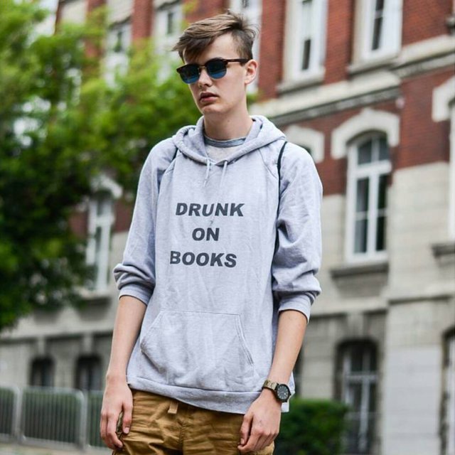 Drunk On Books Hoodie