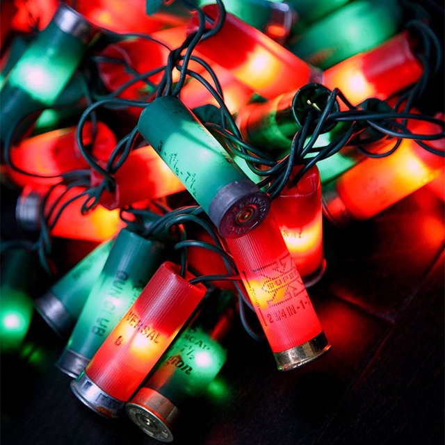 Shotgun Shell Christmas Lights