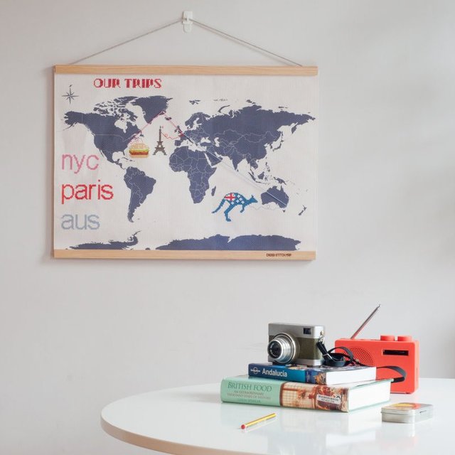 Cross Stitch Map