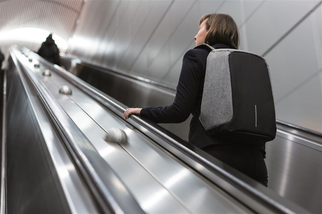 Grey Bobby Anti Theft Backpack