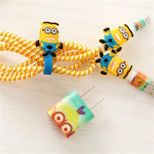 Minions DIY Protectors for  Lightning Cable