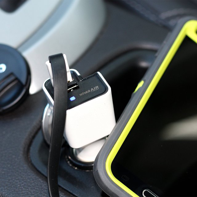 AIR Ionic Car Air Purifier + Dual USB Car Charger by Schatzii