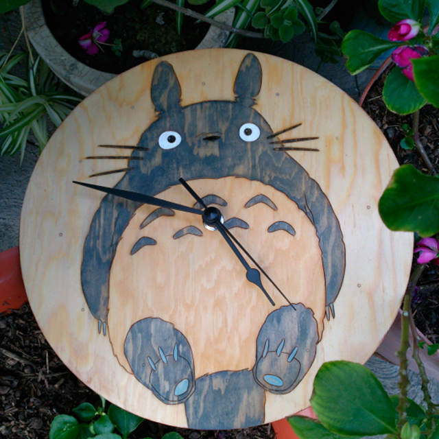 Totoro Wall Clock