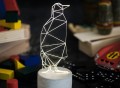 Concrete Penguin Lamp by SturlesiDesign