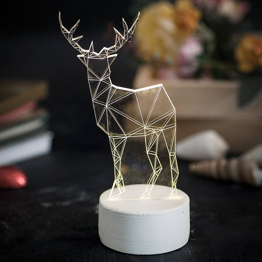 Reindeer Lamp by SturlesiDesign