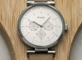 Simplify The 4800 Day/Date Leather-Band Watch