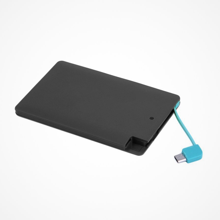 Ultra Thin Portable Power Credit Card Power Bank For iPhone & Samsung