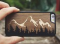 Grand Tetons Wood Phone Case