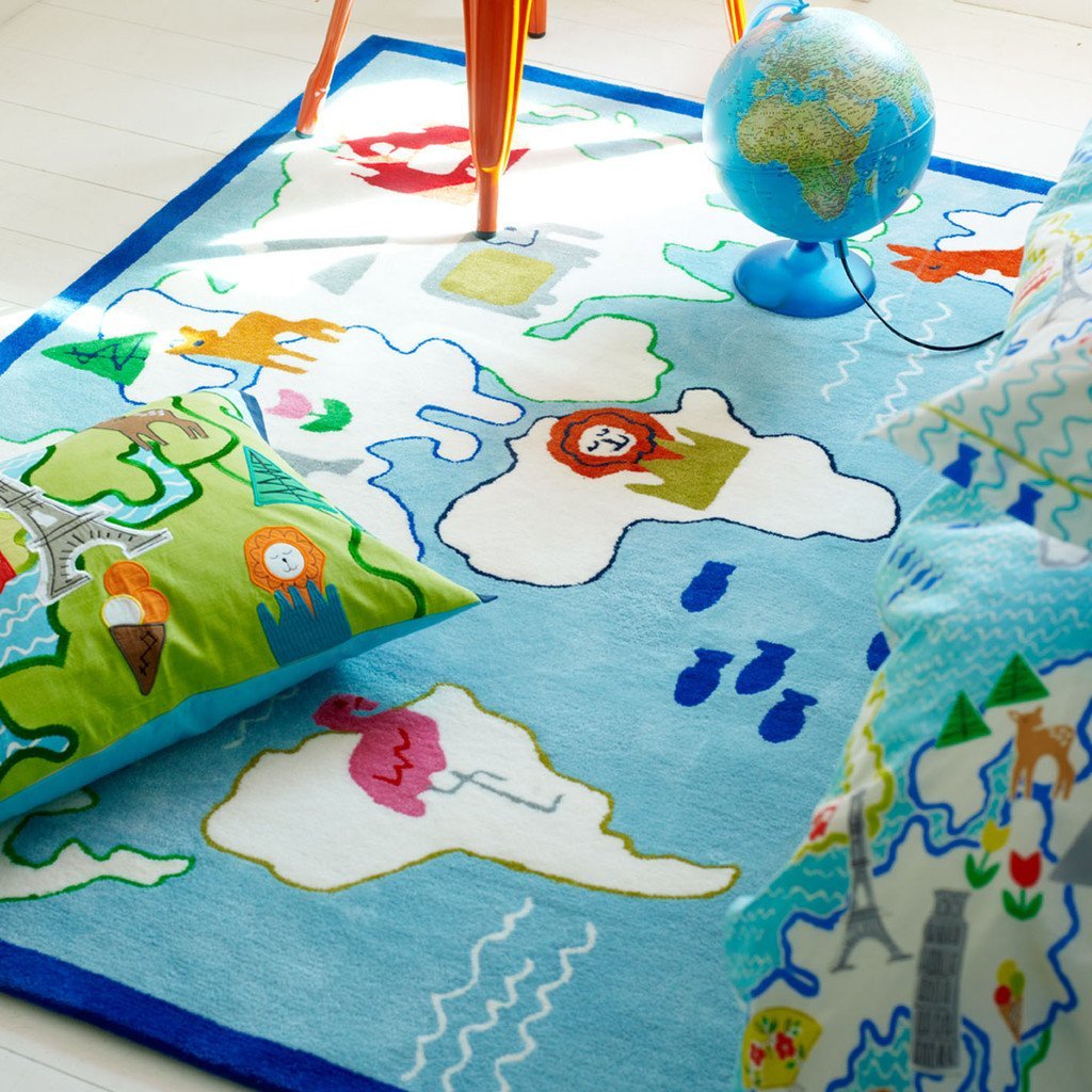 Around The World Kids Rug