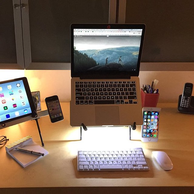 LED Lighted Laptop Stand
