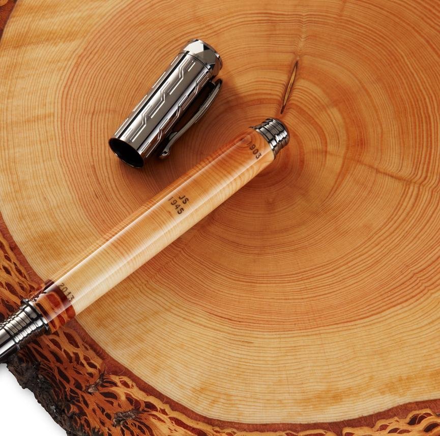 Tree Ring Rollerball Pen