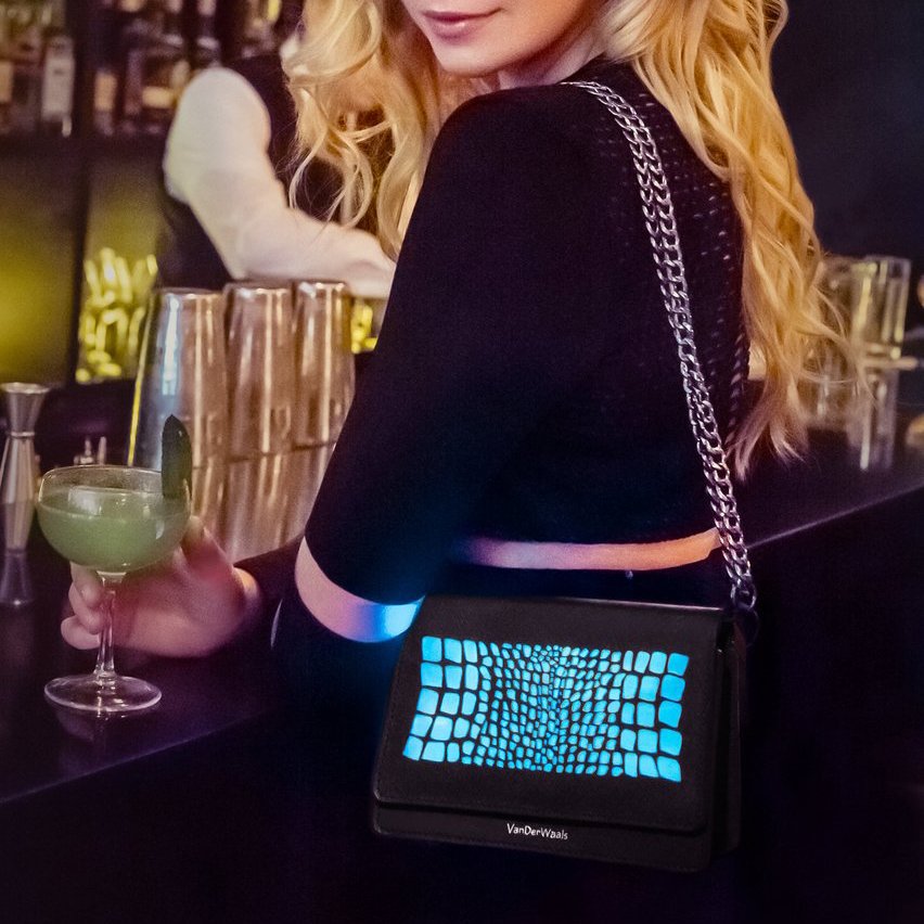 App-Enabled Color Changing Flora Crocodile Bag