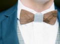 Floyd Wooden Bow Tie by Two Guys Bow Ties