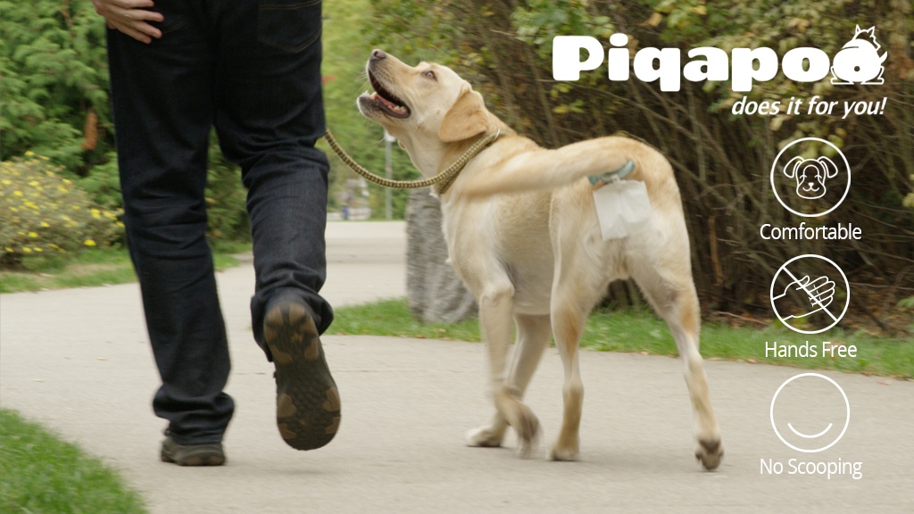 Piqapoo – Collects your dog’s poo for you – HANDS-FREE!