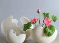 LOHOME White Eggshell Plant Vase