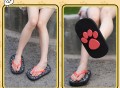 D-Sun Animal Footprint Sandals