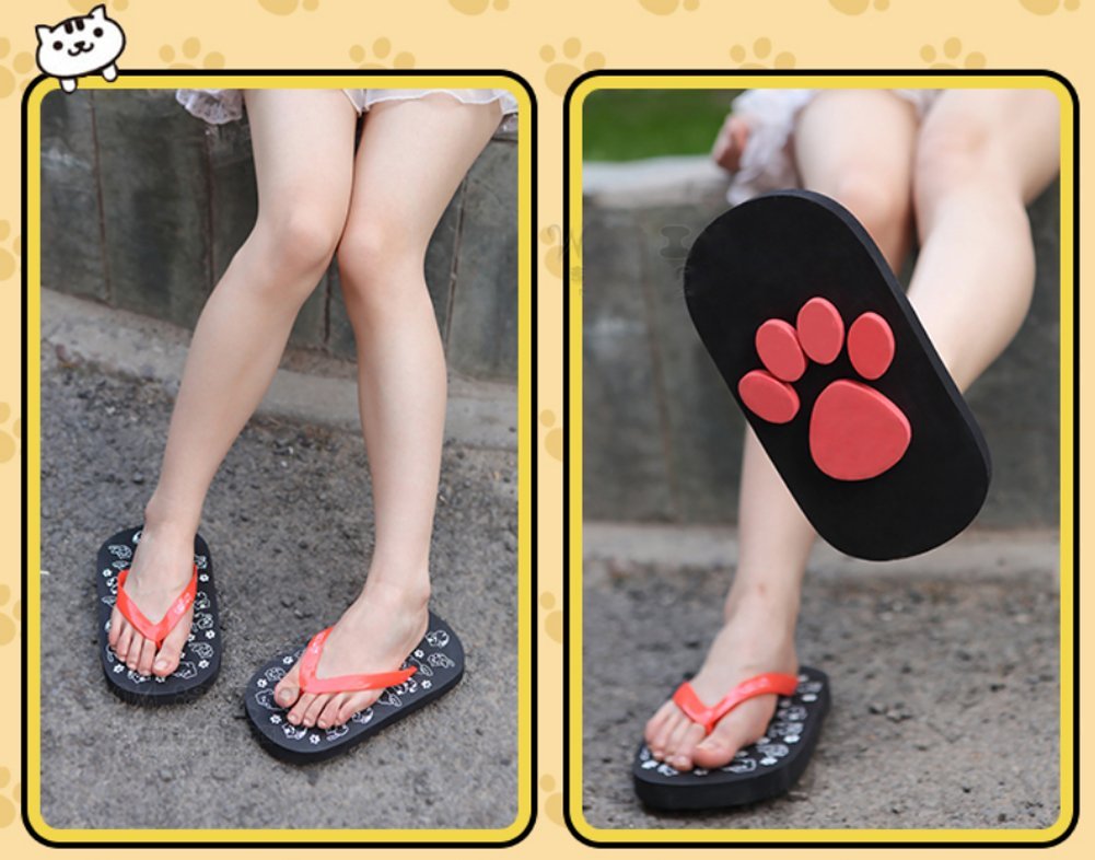 D-Sun Animal Footprint Sandals