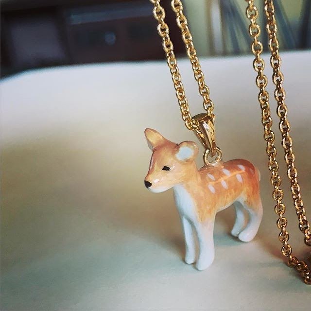 Mary Lou Deer Necklace