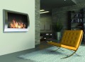 Chelsea Stainless Steel Wall Mount Fireplace