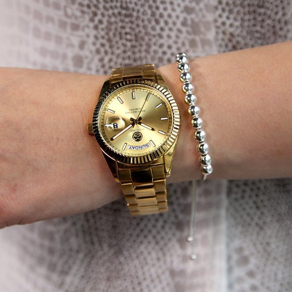 Gold Aulos Watch