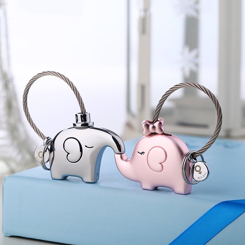 Elephant Lovers Keychain