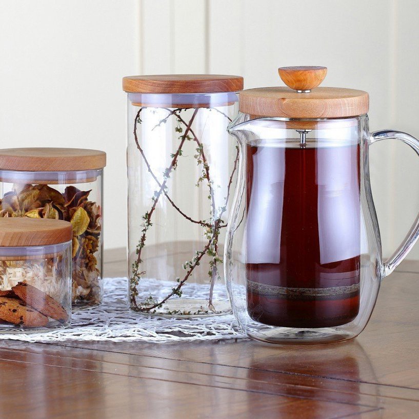 Ergonomic Wooden Coffee Mug