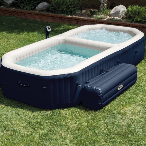 intex pure spa bubble hot tub and pool set