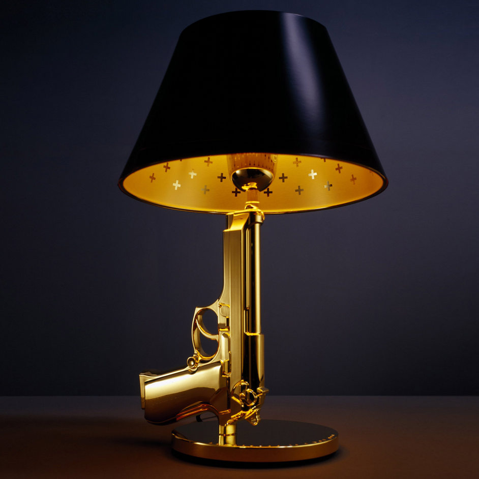 Bedside Gun Lamp by Philippe Starck