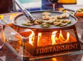 Firetainment Fire Pit Cooking Table