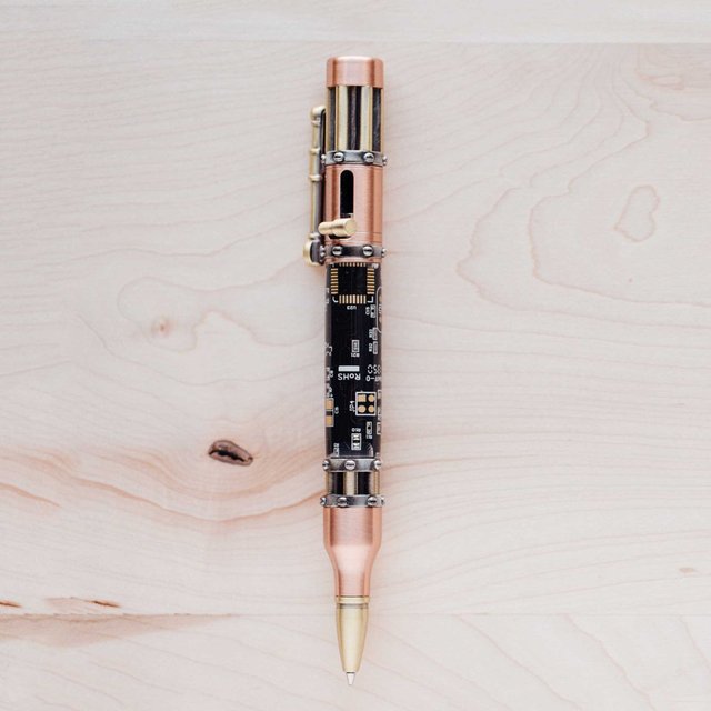 Refurbished Circuit Board Steampunk Pen