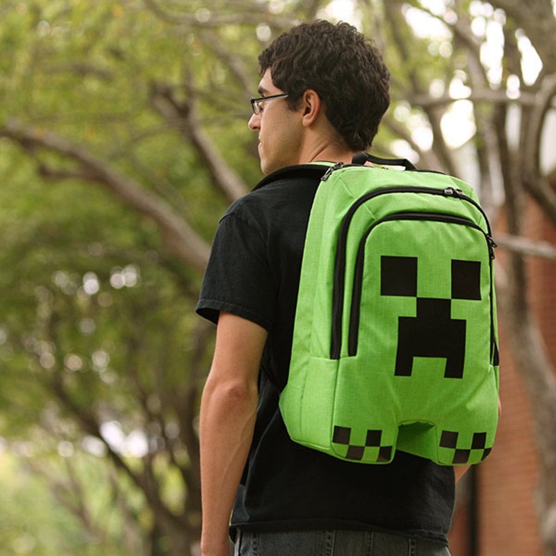 Minecraft Creeper Backpack